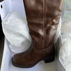 Women's Tall Brown Knee Boot
